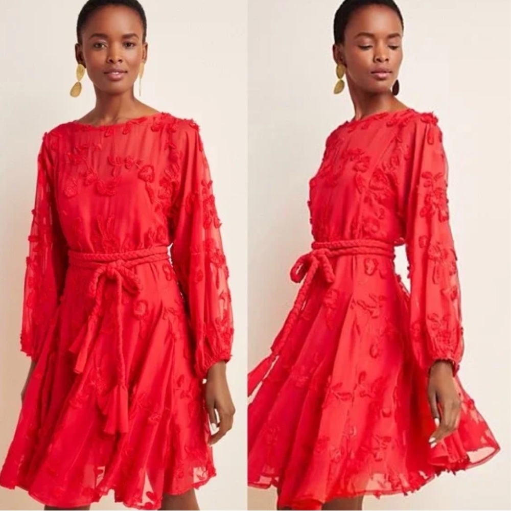 Anthropologie MARE MARE Amal Textured Mini Dress - Picture 11 of 12